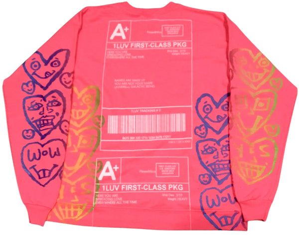 Positive Shipping Label Crewneck (Size Large)