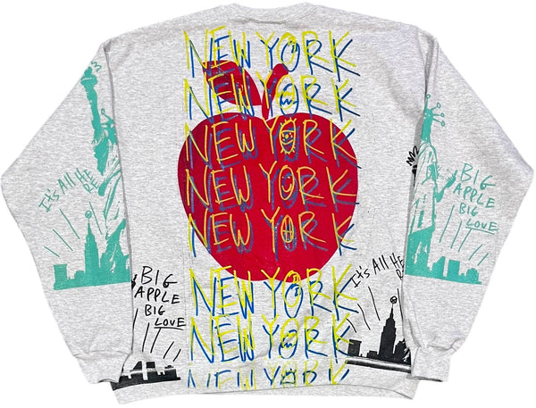 Big Apple Big Love Crewneck (Size Large)