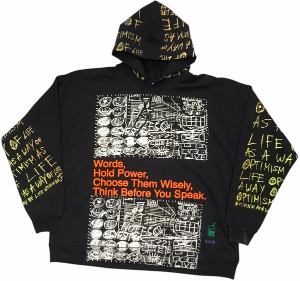 Words Hold Power Hoodie (Size 2XL)