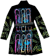 Load image into Gallery viewer, Lucha Paperclips  Overcoat (Size Small)
