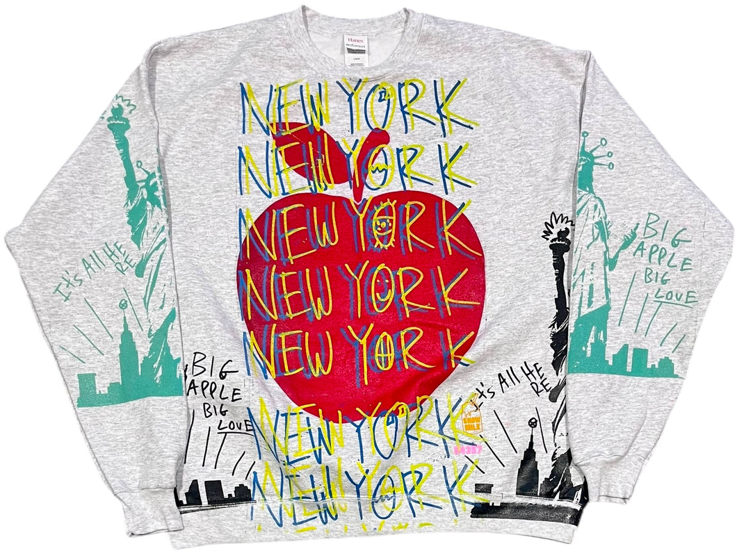 Big Apple Big Love Crewneck (Size Large)