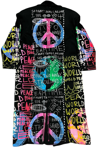 World Peace Custom Overcoat (Size Medium)