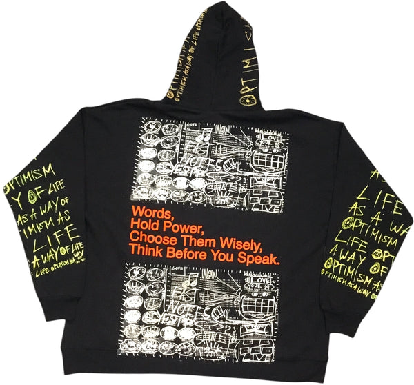 Words Hold Power Hoodie (Size 2XL)