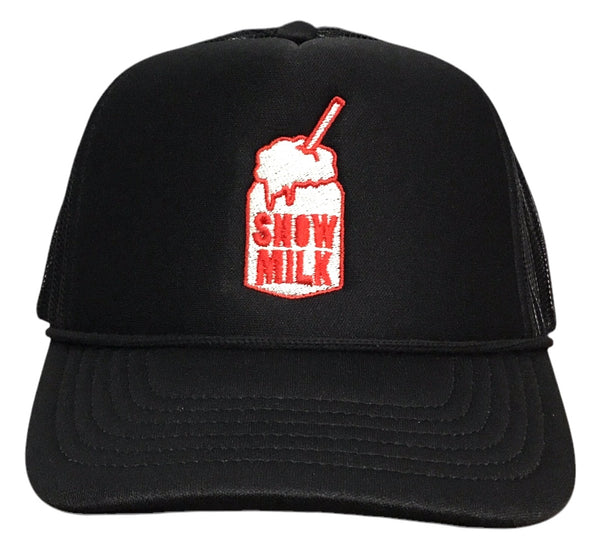 Snow Milk Foam Mesh-Back Trucker Hat