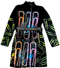 Load image into Gallery viewer, Lucha Paperclips  Overcoat (Size Small)
