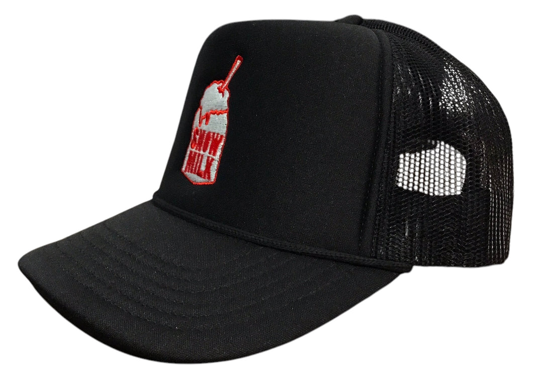 Snow Milk Foam Mesh-Back Trucker Hat