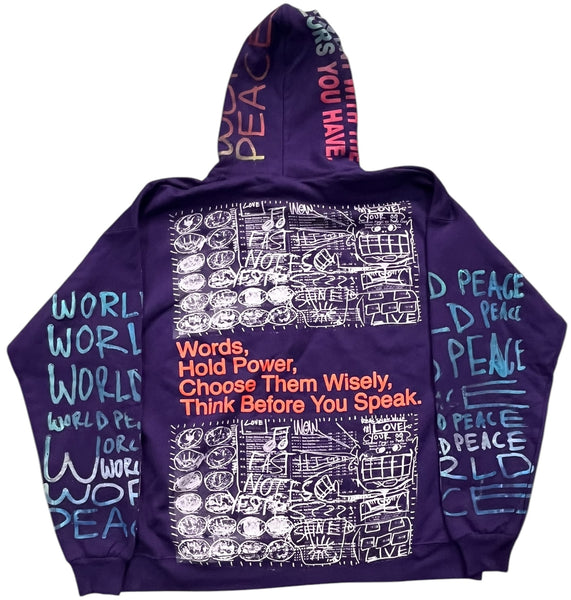 Words Hold Power Hoodie (Size XL)