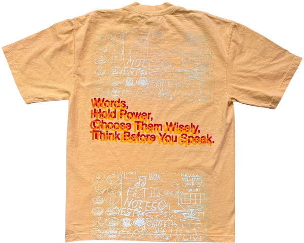 Words Hold Power Tee 6.5oz (Size Medium)