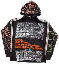 Load image into Gallery viewer, Words Hold Power Hoodie (Size Small)
