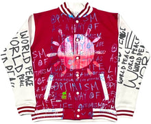 Load image into Gallery viewer, Optimism As A Way Of Life Varsity Jacket (Size Medium)
