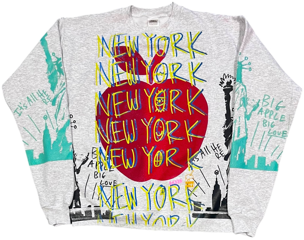 Big Apple Big Love Crewneck (Size Small)