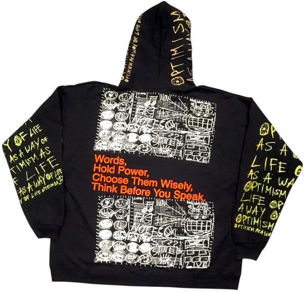 Words Hold Power Hoodie (Size 2XL)