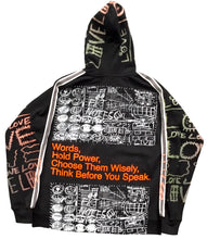 Load image into Gallery viewer, Words Hold Power Hoodie (Size Small)
