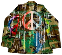 Load image into Gallery viewer, World Peace Vintage Army Jacket (Size Medium)
