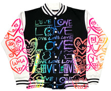 Load image into Gallery viewer, Love Love Love Varsity Jacket (Size Medium)
