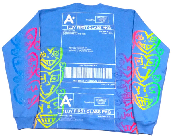 Positive Shipping Label Crewneck (Size Medium)