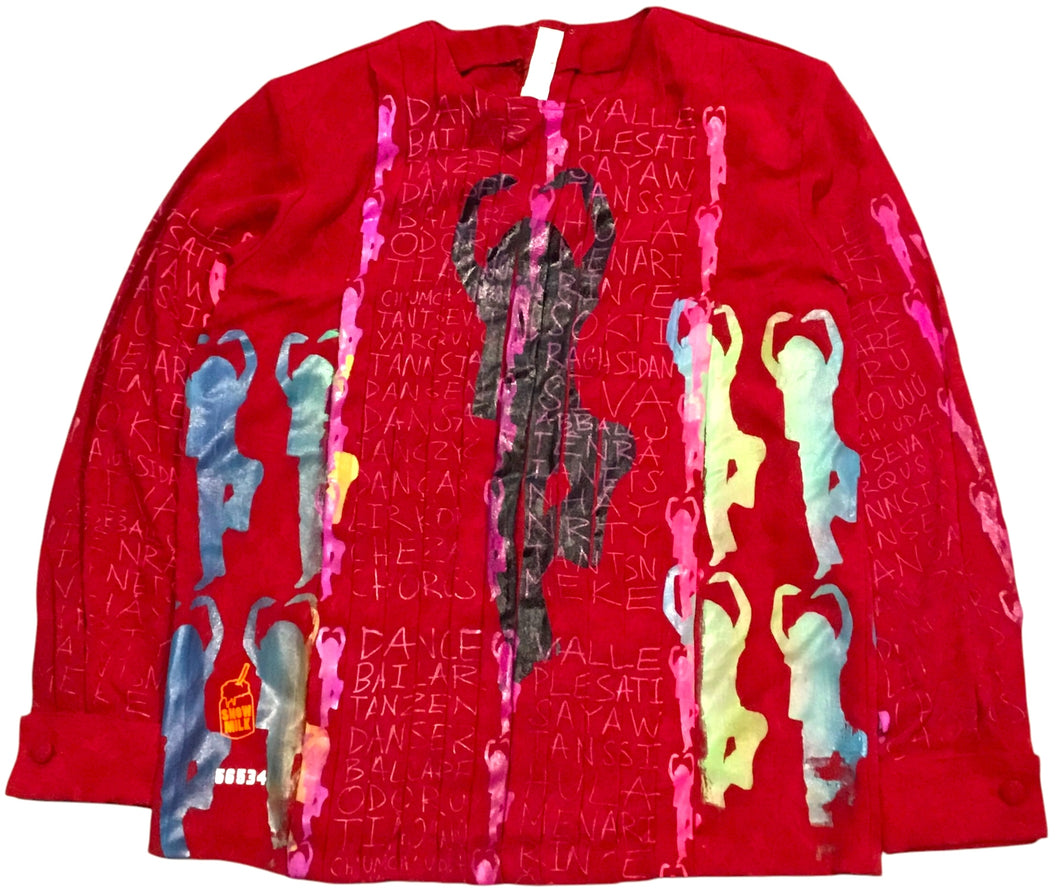 Language Of Dance Vintage Blouse (Size Women's 6)