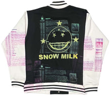 Load image into Gallery viewer, Snow Milk Kindness Varsity Jacket (Size Large)
