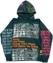 Load image into Gallery viewer, Words Hold Power Hoodie (Size Medium)
