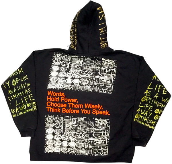 Words Hold Power Hoodie (Size 2XL)