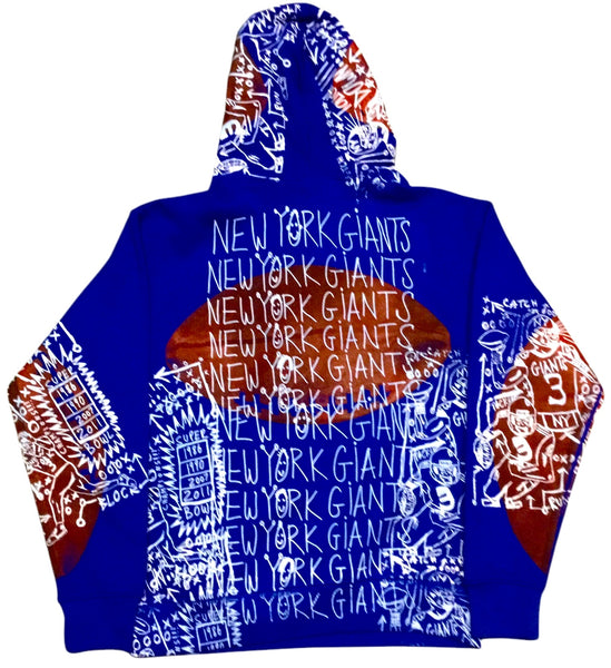 New York Giants Custom Sample Hoodie (Size Small)