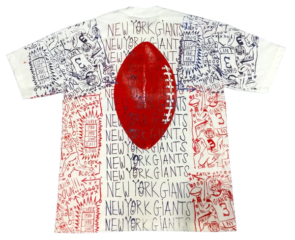 New York Giants Custom Sample Tee (Size Large)