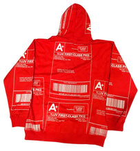 Load image into Gallery viewer, Positive Shipping Label Zip-up Hoodie (Size Large)
