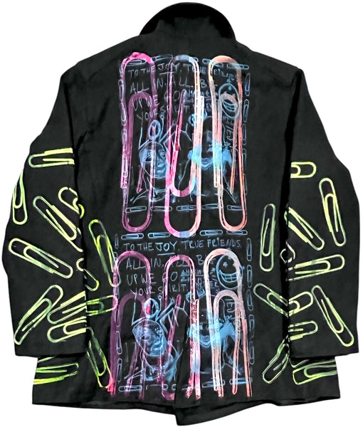 Lucha Paperclips  Overcoat (Size XL)