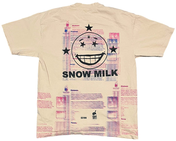 Snow Milk Kindness 6.5oz Tee (Size Large)