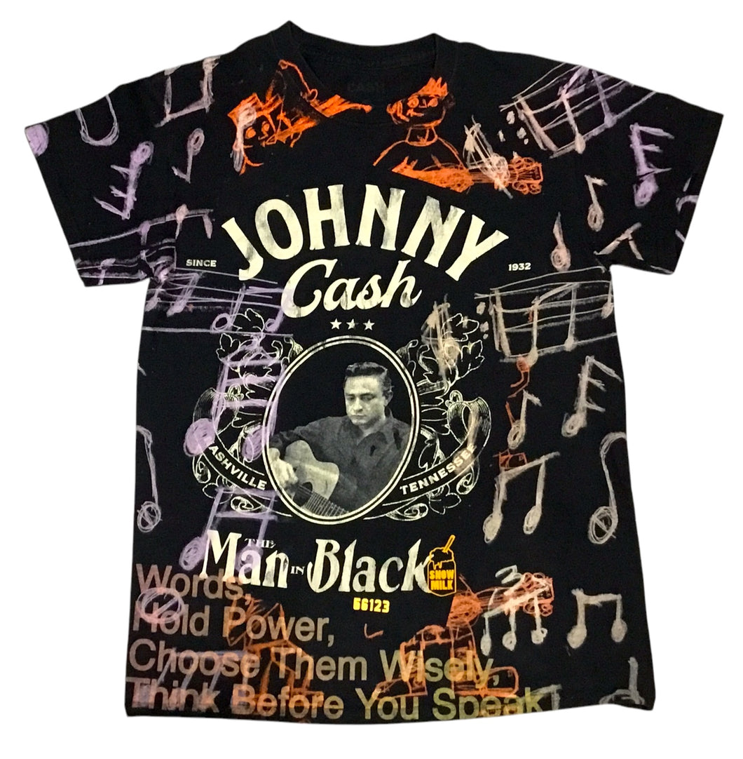 Johnny Cash X Snow Milk Artist Tee (Size Small)