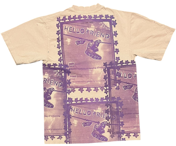 Hello Friend Tee 6.5oz (Size Small)