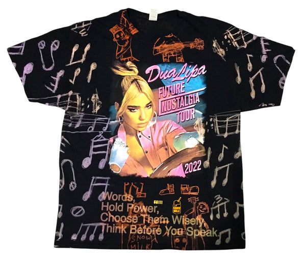 Dua Lipa X Snow Milk Artist Tee (Size XL)