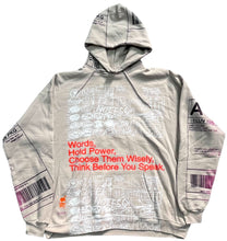 Load image into Gallery viewer, Words Hold Power Hoodie (Size XL)
