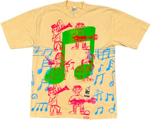 Load image into Gallery viewer, Music Notes Tee 6.5oz (Size Medium)
