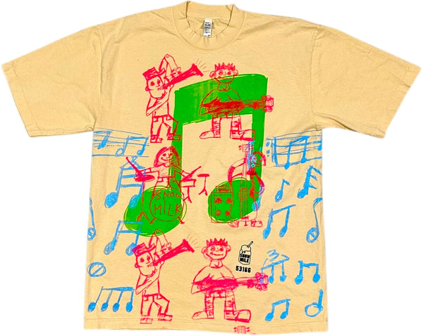 Music Notes Tee 6.5oz (Size Medium)