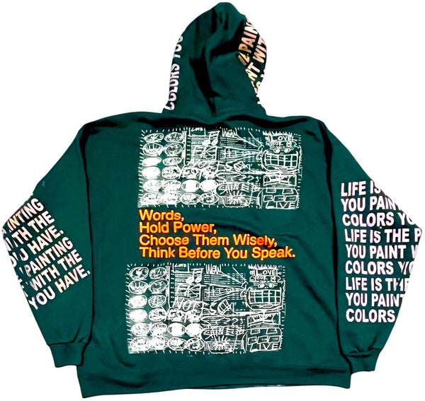 Words Hold Power Hoodie (Size 3XL)