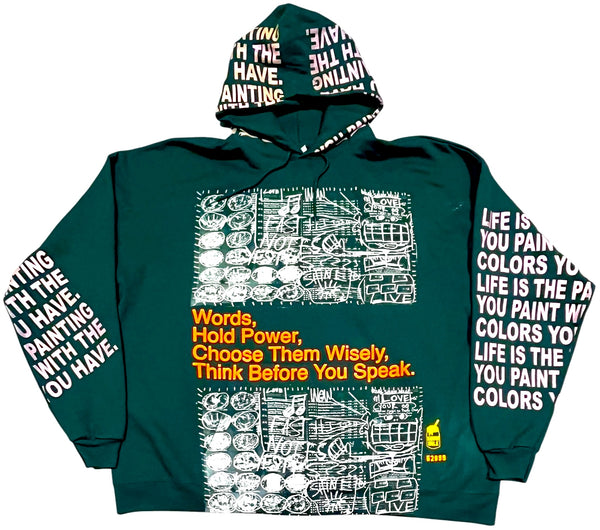 Words Hold Power Hoodie (Size 3XL)