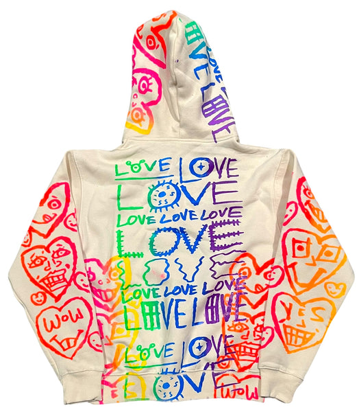 Love Love Love Hoodie (Size Small)