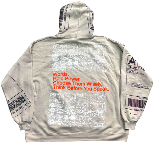 Words Hold Power Hoodie (Size 3XL)