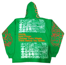 Load image into Gallery viewer, Words Hold Power Hoodie (Size Large)
