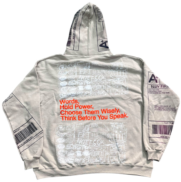 Words Hold Power Hoodie (Size 2XL)