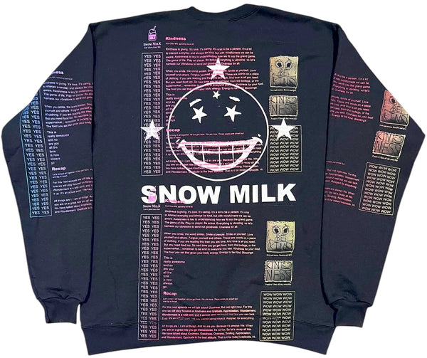 Snow Milk Kindness Crewneck (Size Medium)