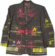 Load image into Gallery viewer, Positive Shipping Label Blazer (Size 42S)
