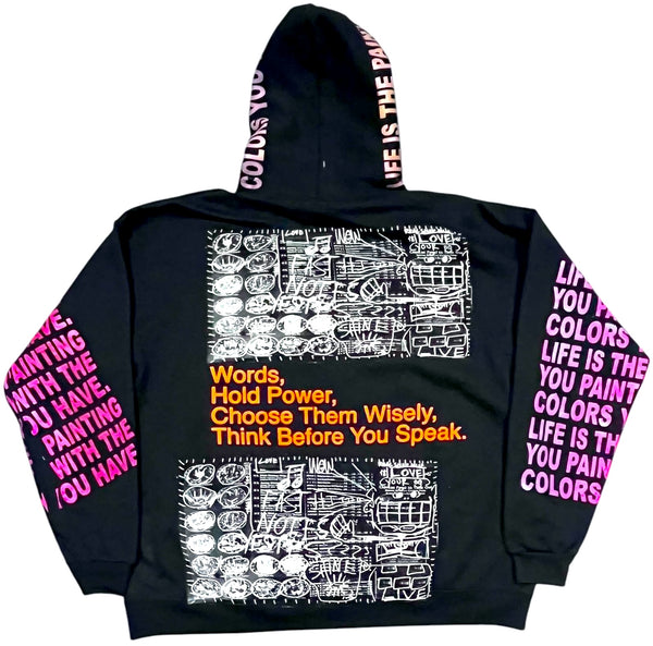 Words Hold Power Hoodie (Size 2XL)