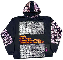 Load image into Gallery viewer, Words Hold Power Hoodie (Size 2XL)
