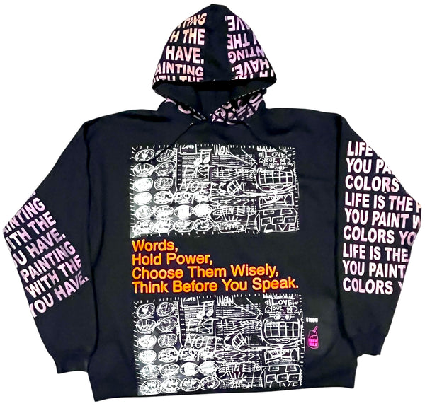 Words Hold Power Hoodie (Size 2XL)