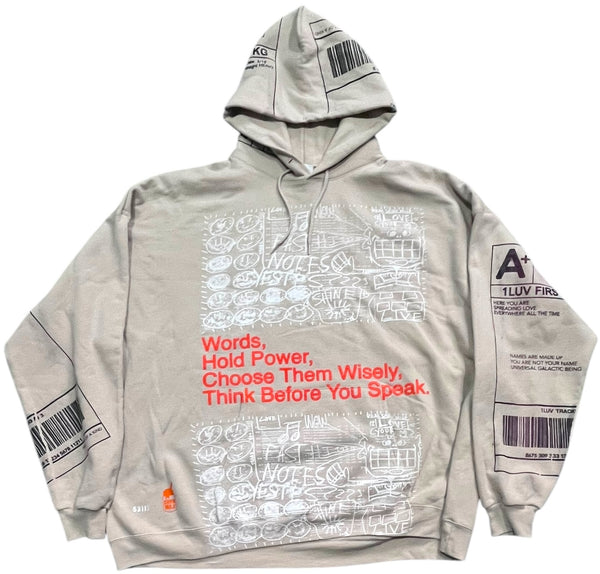 Words Hold Power Hoodie (Size 3XL)