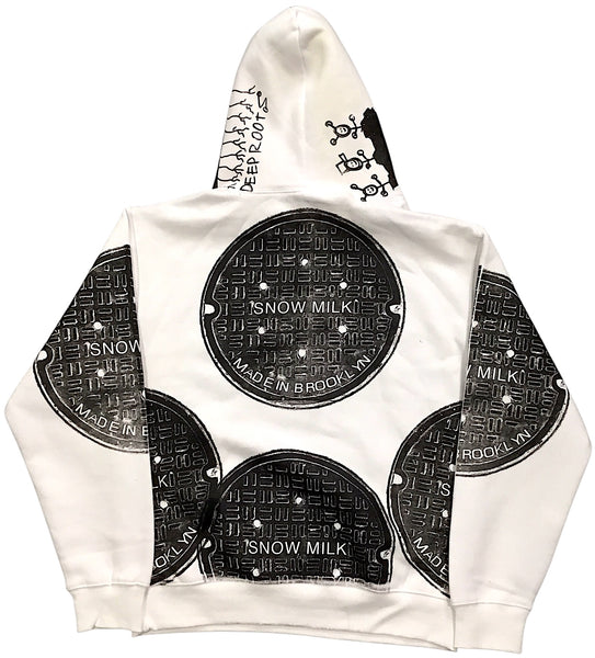 Snow Milk Made In Brooklyn Hoodie (Size Medium)