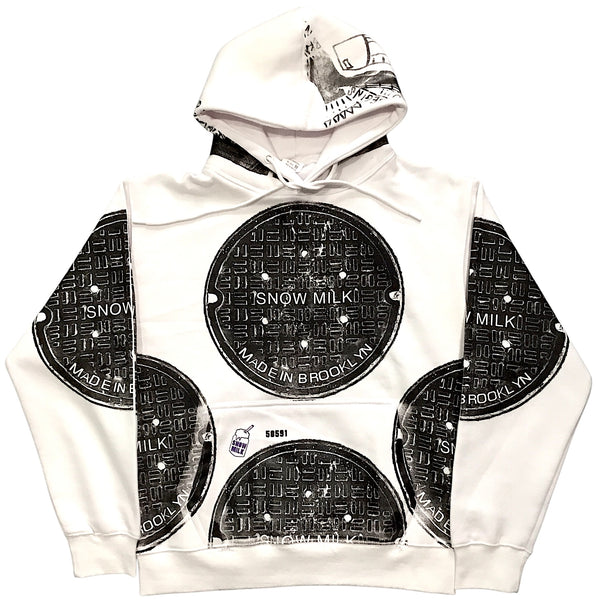 Snow Milk Made In Brooklyn Hoodie (Size Medium)