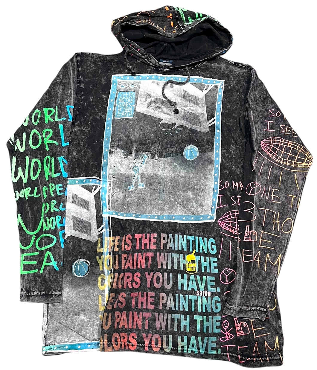 Seeds Are The Stars Of The Earth Hoodie (Size Medium)